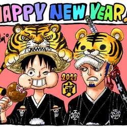This is a pixiv picture whose title is HAPPY NEW YEAR 2022!!!!.