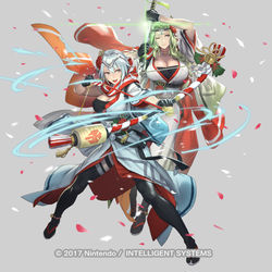 This is a pixiv picture whose title is 【お仕事】ＦＥヒーローズ　『正月ダグ＆ノート』.