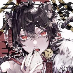 This is a pixiv picture whose title is 🐯.