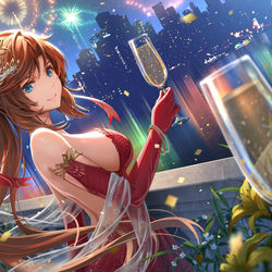 This is a pixiv picture whose title is 『名将伝』新年お祝いイラスト.