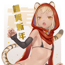 This is a pixiv picture whose title is お年賀.
