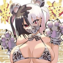 This is a pixiv picture whose title is 謹賀新年　寅.