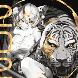 This is a pixiv picture whose title is 『2022-TORA』.