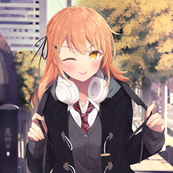 This is a pixiv picture whose title is 学校帰り.
