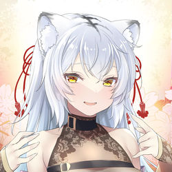 This is a pixiv picture whose title is 虎娘さん.