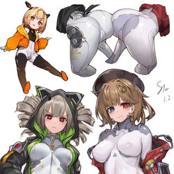 This is a pixiv picture whose title is 西萝&可可.