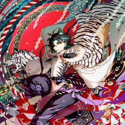 This is a pixiv picture whose title is 春駆けの夜叉.