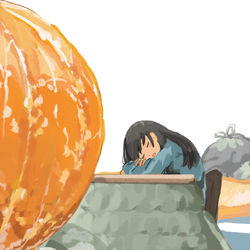 This is a pixiv picture whose title is おこた.