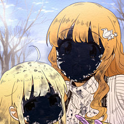 This is a pixiv picture whose title is あんきら全力はねつき.