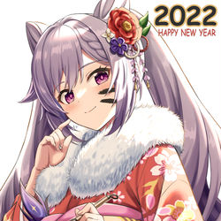 This is a pixiv picture whose title is 謹賀新年　刻晴.