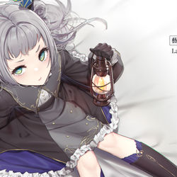 This is a pixiv picture whose title is 藝輪點燈.