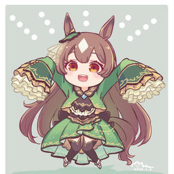 This is a pixiv picture whose title is サトノダイヤモンド.
