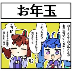 This is a pixiv picture whose title is お年玉の使い道.