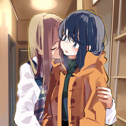 This is a pixiv picture whose title is 仕事帰りの安達.