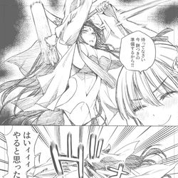 This is a pixiv picture whose title is 人類悪の餅つき.