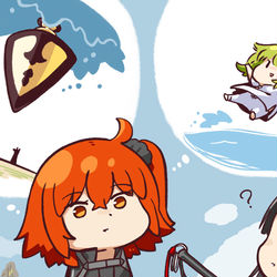This is a pixiv picture whose title is FGO　ツングースカ編.