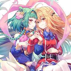 This is a pixiv picture whose title is 天女とひきこまり.