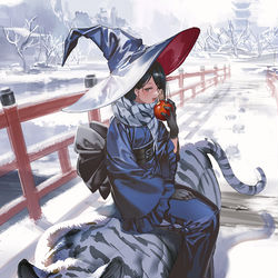 This is a pixiv picture whose title is あけましておめでとうございます.