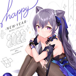 This is a pixiv picture whose title is 🥳HNY 2022🥳.