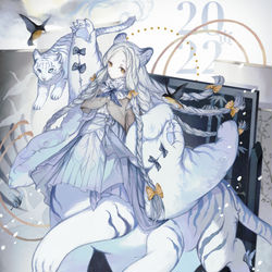 This is a pixiv picture whose title is 2022.