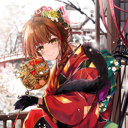 This is a pixiv picture whose title is 謹賀新年.