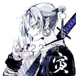 This is a pixiv picture whose title is 2022寅.