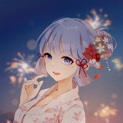 This is a pixiv picture whose title is :D.