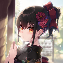 This is a pixiv picture whose title is 明けましておめでとうございます.