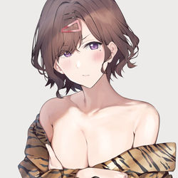 This is a pixiv picture whose title is 寅年と樋口円香.