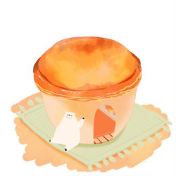 This is a pixiv picture whose title is ポットパイハウス.