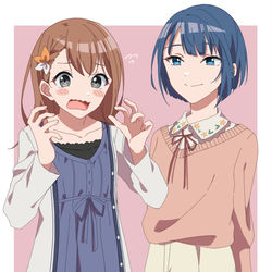 This is a pixiv picture whose title is モモジャン私服交換企画.