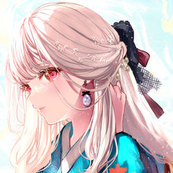 This is a pixiv picture whose title is 晴れ着.