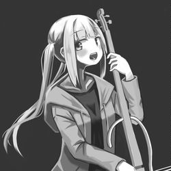 This is a pixiv picture whose title is チェロ.