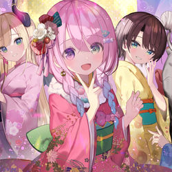 This is a pixiv picture whose title is 姫森ルーナ2周年.