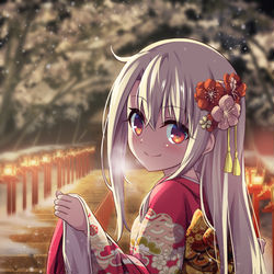 This is a pixiv picture whose title is 2022あけおめイリヤ.