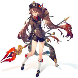 This is a pixiv picture whose title is hutao.