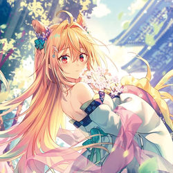 This is a pixiv picture whose title is 天女コマリ.