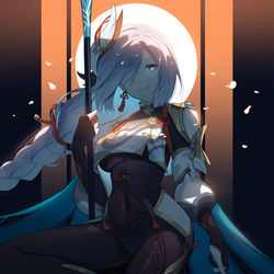 This is a pixiv picture whose title is Genshin Impact - Shenhe.