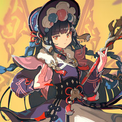 This is a pixiv picture whose title is 雲菫.