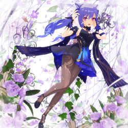This is a pixiv picture whose title is 【原神MMD】刻晴さん その７.