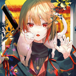 This is a pixiv picture whose title is にゃお.