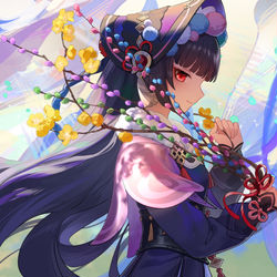 This is a pixiv picture whose title is 云堇.