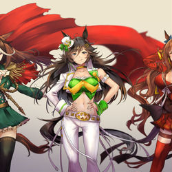 This is a pixiv picture whose title is 時代を作るウマ娘たち.
