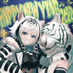 This is a pixiv picture whose title is 年賀状２０２２.