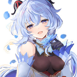 This is a pixiv picture whose title is 甘雨.