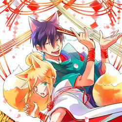 This is a pixiv picture whose title is あけました！.