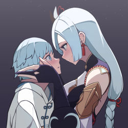 This is a pixiv picture whose title is Genshin.