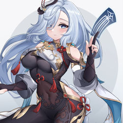 This is a pixiv picture whose title is 小姨，嘿嘿，小姨.