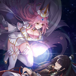 This is a pixiv picture whose title is 光のコヤンスカヤ & 太公望.