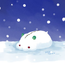 This is a pixiv picture whose title is ゆきはむ.